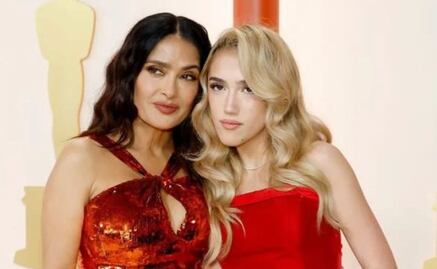 Salma Hayek y su hija imponen tendencia con peinado con trenzas