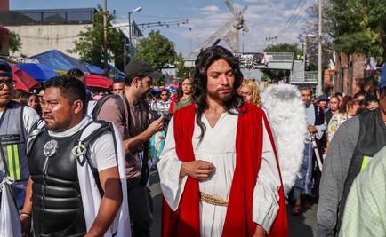 Así se vive en Iztapalapa la 176 representación de la Pasión de Cristo 