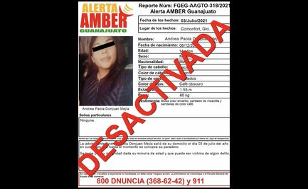 Localizan sin vida a Andrea Paola, menor desaparecida en Comonfort, Guanajuato