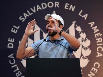 Nayib Bukele se autoproclama ganador "con más del 85 % de los votos"