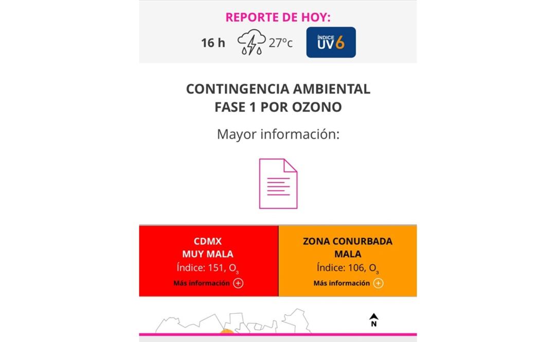(Foto: Sistema de Monitoreo Atmosférico de la Ciudad de México)