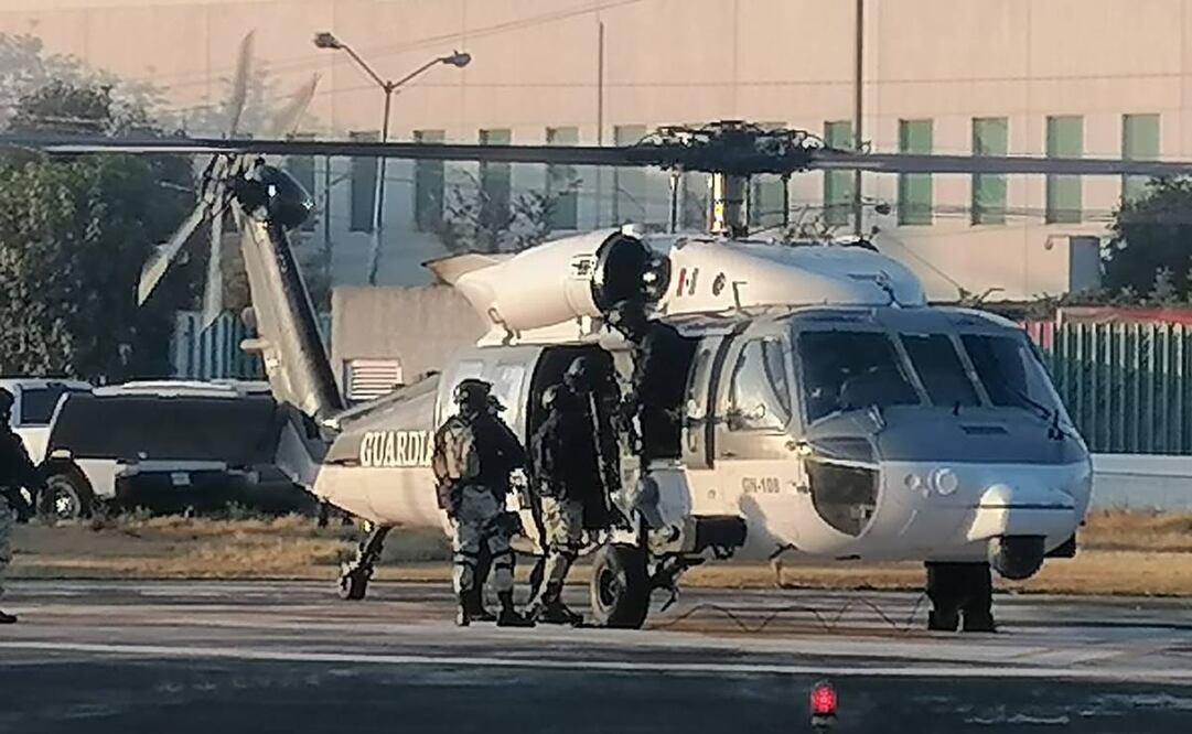 Caro Quintero alias, Narco de Narcos, fue trasladado a las 7:32 horas vía aérea (helicóptero) del Centro Federal de Readaptación Social (CEFERESO 1). Foto: Especial