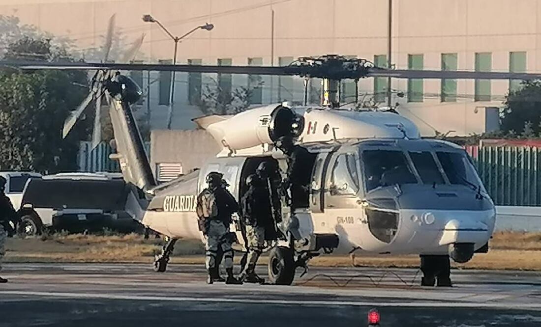 Caro Quintero alias, Narco de Narcos, fue trasladado a las 7:32 horas vía aérea (helicóptero) del Centro Federal de Readaptación Social (CEFERESO 1). Foto: Especial