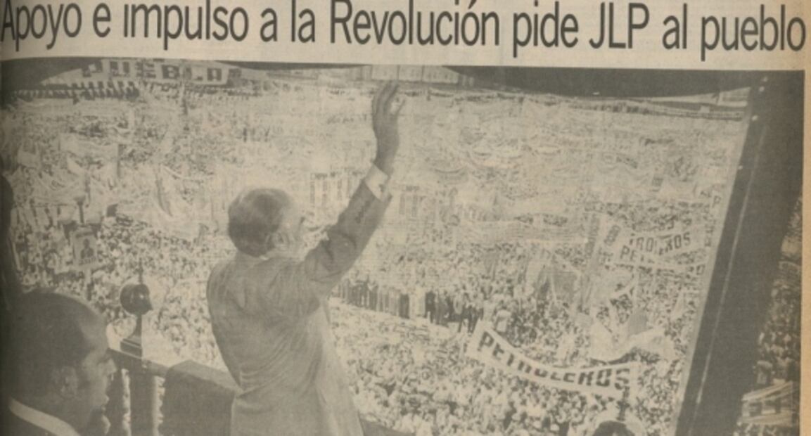 “Gracias fuerzas populares”: Cuando el presidente López Portillo convocó a una marcha para celebrar su gestión, en 1982