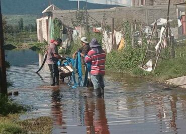 Familias de Tláhuac se mantienen bajo el agua; anuncian marcha al Sacmex
