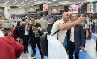 Sheinbaum llega a Madrid entre selfies y abrazos; morenistas prevén recibirla con flores en Barcelona