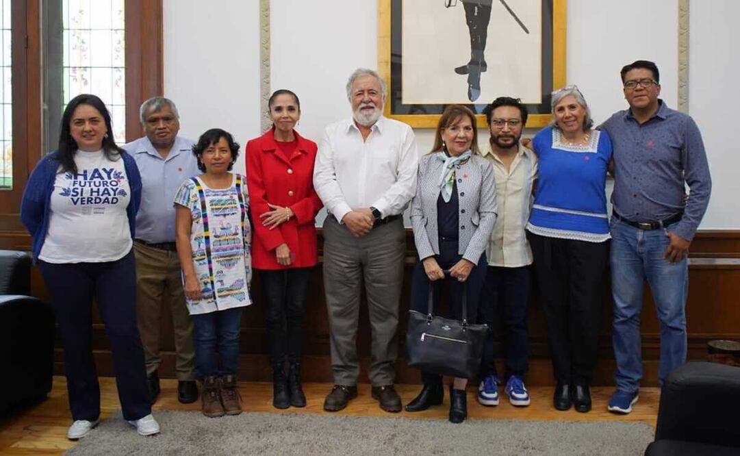 Reunión con integrantes del Consejo Consultivo del Mecanismo de Protección a Personas Defensoras de Derechos humanos y Periodistas. Foto: Foto: X / @A_Encinas_R