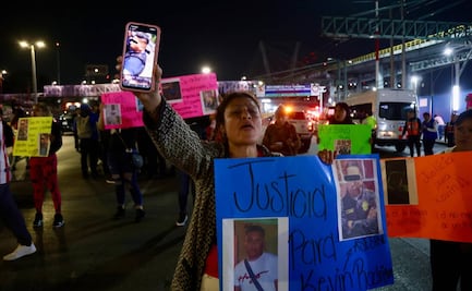 Familiares de Kevin Rodríguez bloquean Circuito Interior, a la altura del AICM; joven murió por infarto, dice la SSC tras peritaje