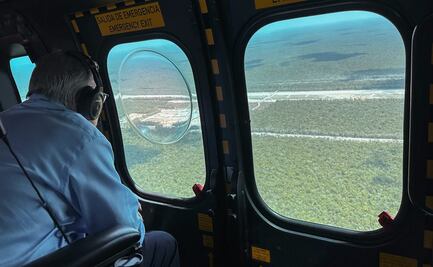 Llueva, truene o relampaguee, y con el favor de la ciencia y el creador, inauguraremos el Tren Maya: AMLO  