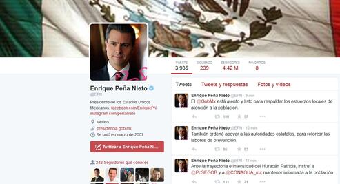 Pide EPN reforzar labores de prevención por “Patricia”