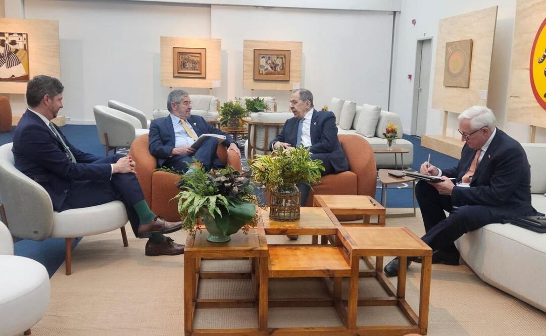 XVII Cumbre del BRICS, donde participó el canciller Juan Ramón de la Fuente. Foto: tomada de X @EmbRusiaMexico