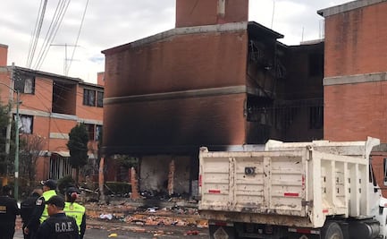 Explosión por tanque de gas en unidad habitacional Tepozanes en Los Reyes La Paz deja un muerto y 10 heridos  