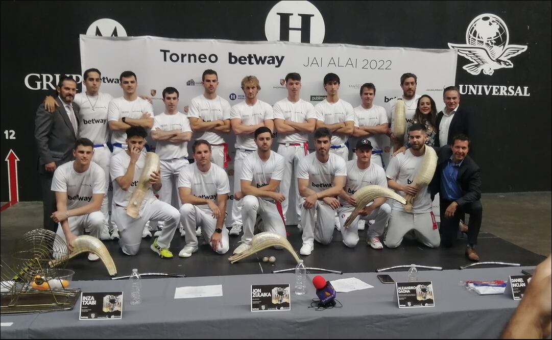 SE DEFINIÓ EL SORTEO DEL TORNEO JAI ALAI 2022 - FOTO: OSCAR TORRES / EL UNIVERSAL