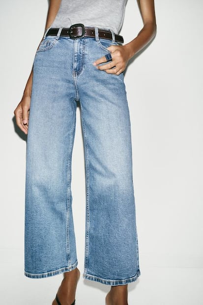 Jeans Cropped Culotte. Foto: Zara
