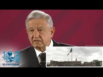 Planea AMLO sala para luchadores sociales en remodelación a Palacio Nacional