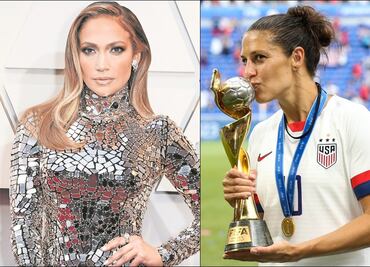 El baile de Jennifer López a la jugadora estadounidense Carli Lloyd