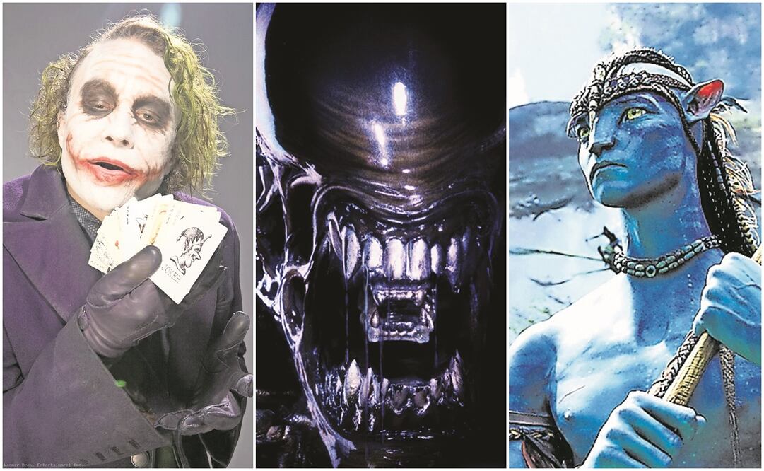 Batman, Alien y Avatar. Fotos: Archivo