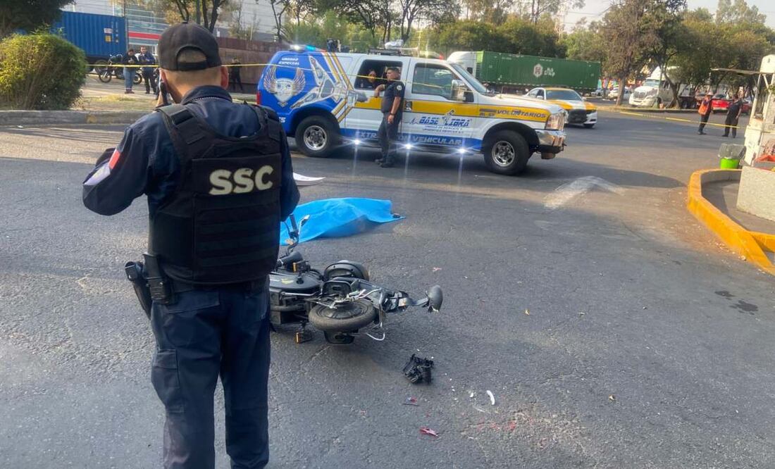 Hombre muere luego de ser arrollado por tráiler en Azcapotzalco (12/12/2024). Foto: Juan Carlos Williams / EL UNIVERSAL