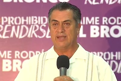 “El Bronco” reconoce que tendencias favorecen a AMLO