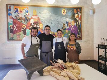 El primer Encuentro de los Moles llega al Mural de los Poblanos