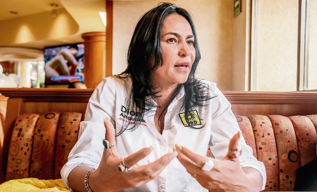 La delegada de Iztapalapa, Dione Anguiano, dijo que es una de las funcionarias que más ha denunciado a la delincuencia y que combate los delitos de frente (ARCHIVO EL UNIVERSAL)