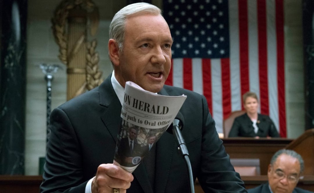 En "House of Cards", Kevin Spacey interpreta al presidente de EU  FOTO:AP