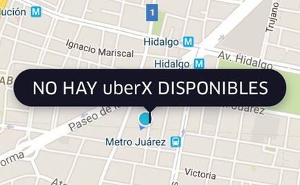 Contingencia abarrota a Uber