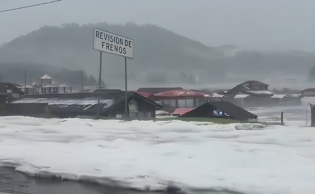 Cae granizo en el Parque Nacional La Marquesa. 01/09/2026 | Foto: Captura de pantalla.
