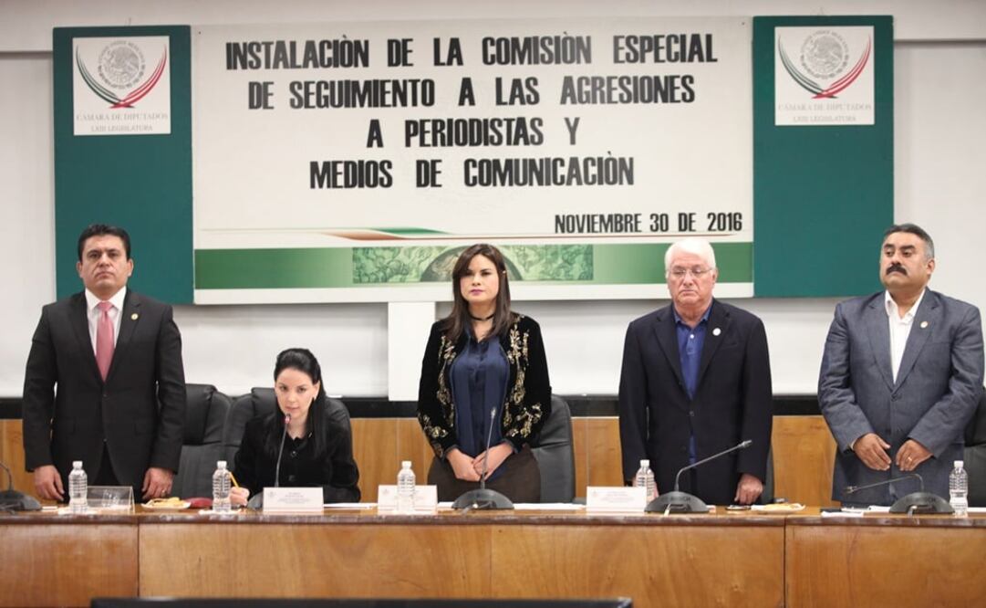 Este día se instaló la Comisión Especial de Seguimiento a las Agresiones a Periodistas y Medios de Comunicación de la Cámara de Diputados. /Iván Stephens - EL UNIVERSAL