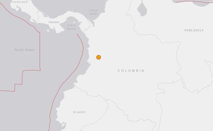 Registran sismo de magnitud 6.0 en Colombia