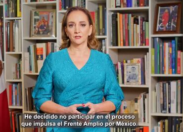 Claudia Ruiz Massieu declina participar por candidatura presidencial