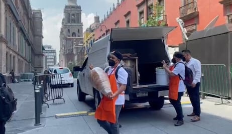 Alistan taquiza en Palacio Nacional previo a espectáculo por el Bicentenario de la Independencia