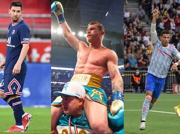 Canelo Álvarez considera estar a la altura de Cristiano Ronaldo y Messi