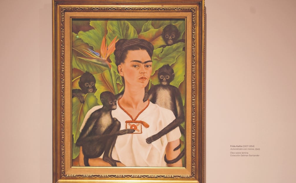 Autorretraro con mono, también en la muestra del MAM.
