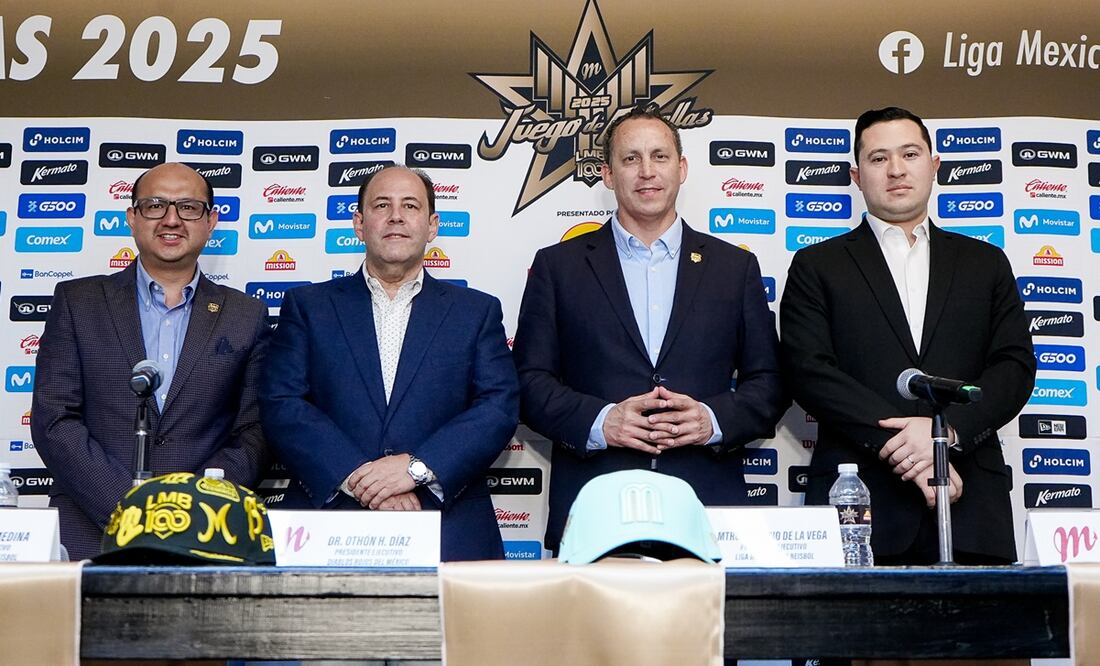Horacio de la Vega y compañía dieron a conocer los pormenores del Juego de Estrellas en CDMX | FOTO: Imago7