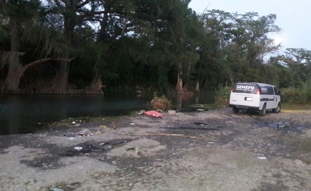 Río de Cadereyta, donde murió ahogado un hombre. Fotografía Especial