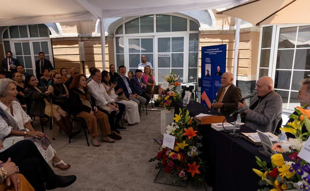 Manuel Mondragón y Kalb durante la presentación de los libros “Historia del karate en México” y “Seguridad estratégica: Cuadrantes de la Ciudad de México”, celebrada en Casa Lamm. Foto: Hugo Salvador / EL UNIVERSAL