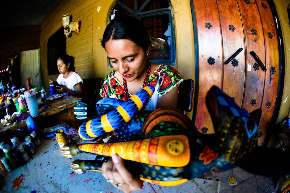 Visita los pueblos artesanos de San Martín Tilcajete y San Antonio Arrazola. (Foto: Yadín Xolalpa/ El Universal)