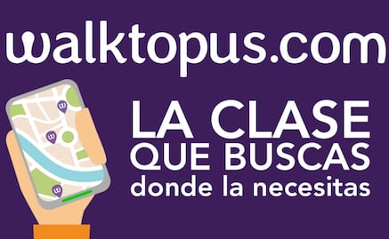 Encuentra tus clases ideales con Walktopus