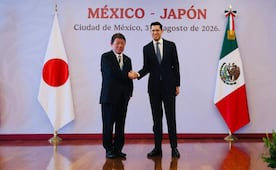 Canciller Velasco recibe al ministro de Asuntos Exteriores de Japón; profundizan cooperación en el ámbito político y comercial