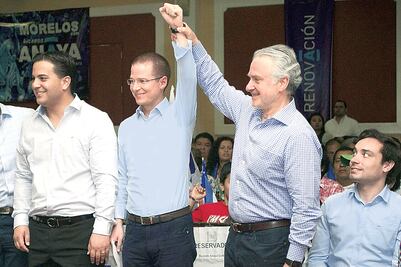 Anaya fustiga al PRI; Corral critica al PAN