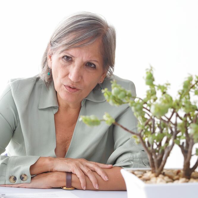 En la foto: Gabriela Rodríguez Ramírez, Titular de la Secretaría de Mujeres de la Ciudad de México. BERENICE FREGOSO. EL UNIVERSAL