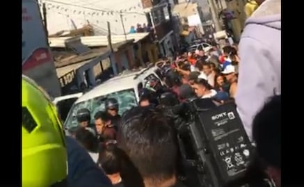 Intentan linchar a dos presuntos ladrones en Cuajimalpa