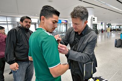 ​A grabar comerciales... cinco horas de estudio para tricolores