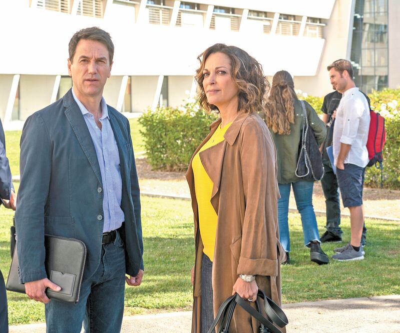 Plazas interpreta a Rebeca, una mujer que no es tan feliz como parece. Fotos: ATRESMEDIA