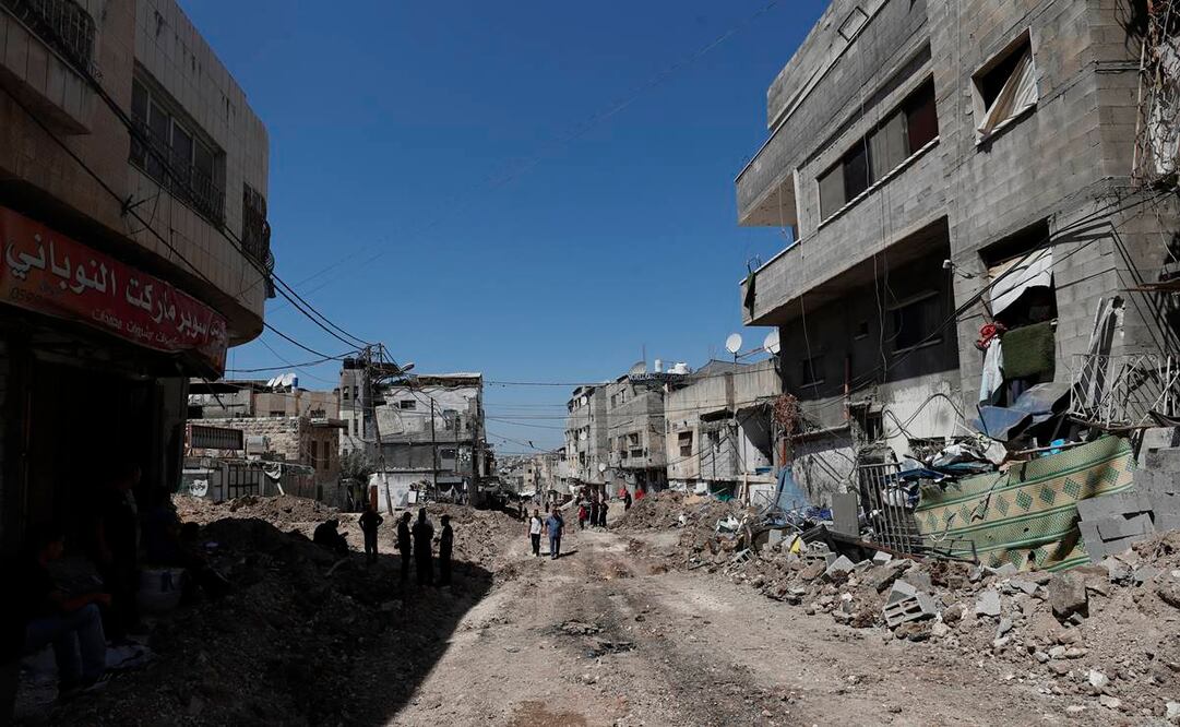 Ataque israelí en Cisjordania. Foto: EFE