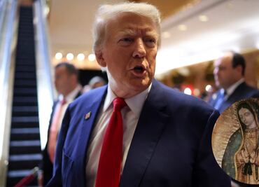 Donald Trump postea foto de la Virgen de Guadalupe, y un "¡Feliz cumpleaños!"