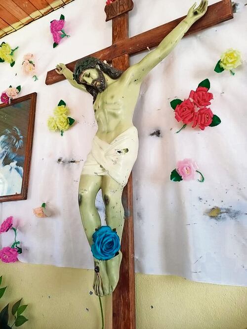 Los criminales ya no respetan ni a Dios, señala Enrique Urzúa, padre de la Catedral de Guachochi y encargado de la capilla de Santa Anita.