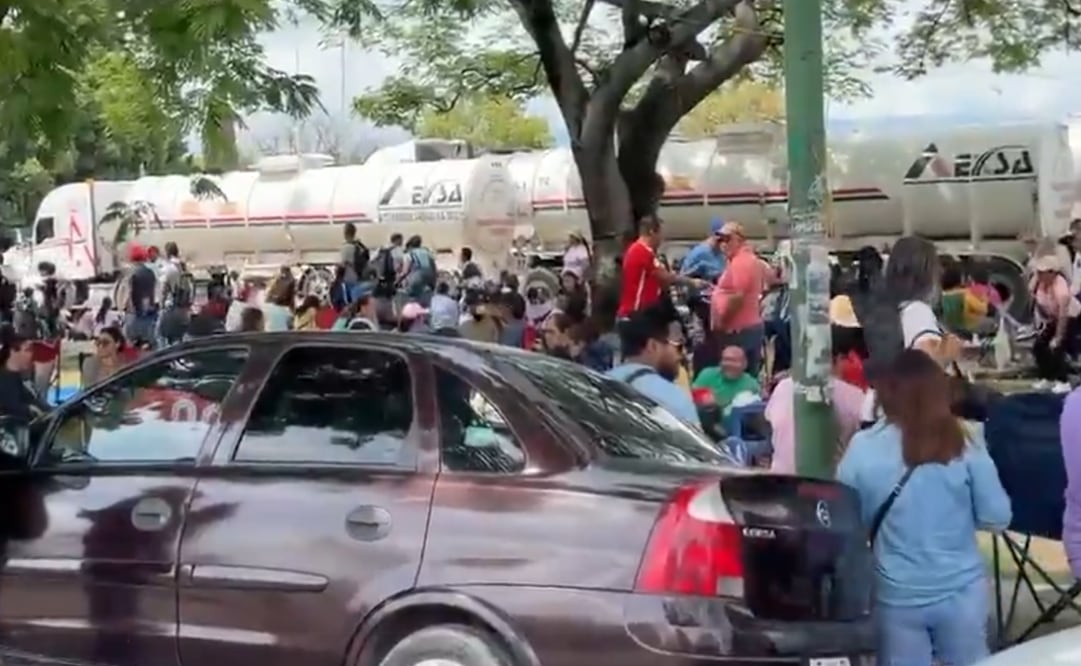 CNTE bloquea planta de Pemex en Chiapas; maestros endurecen protestas y exigen diálogo con Sheinbaum. Foto: Captura de pantalla