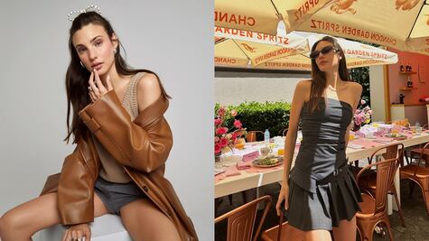 Macarena Achaga incendió París con un vestido transparente